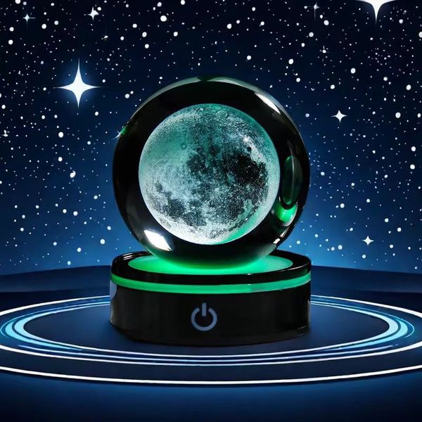 Night Crystal Ball Ornaments