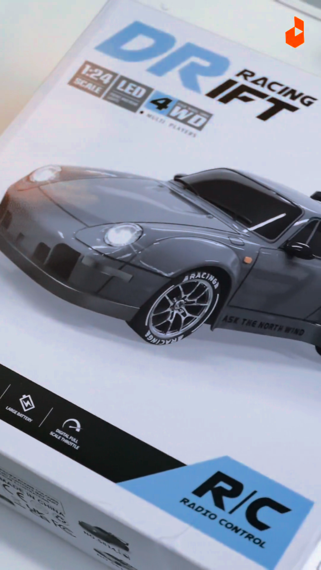 2.4Ghz 4WD Drift Car Porsche 993