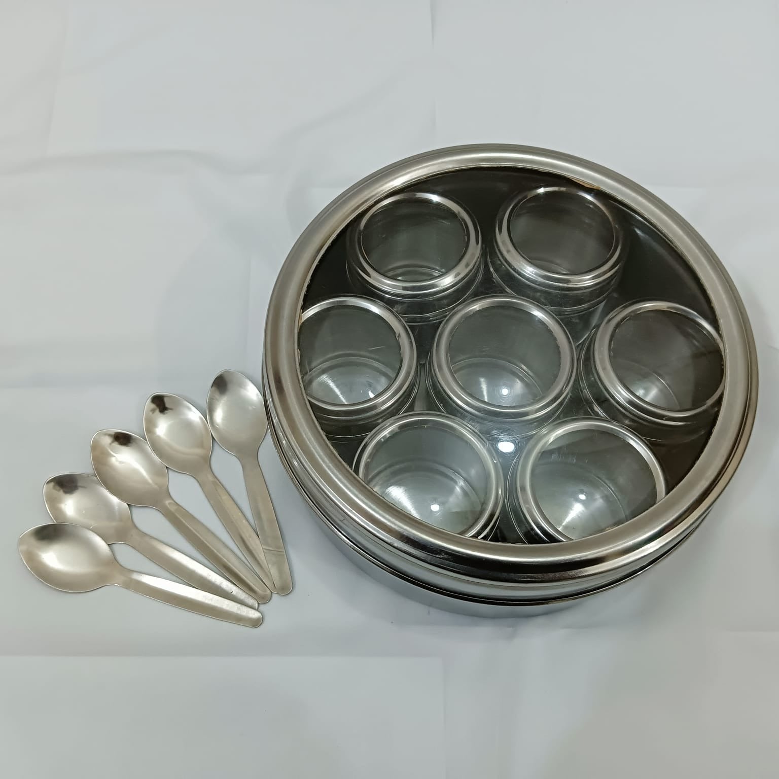 Steel Masala Boxes for Kitchen