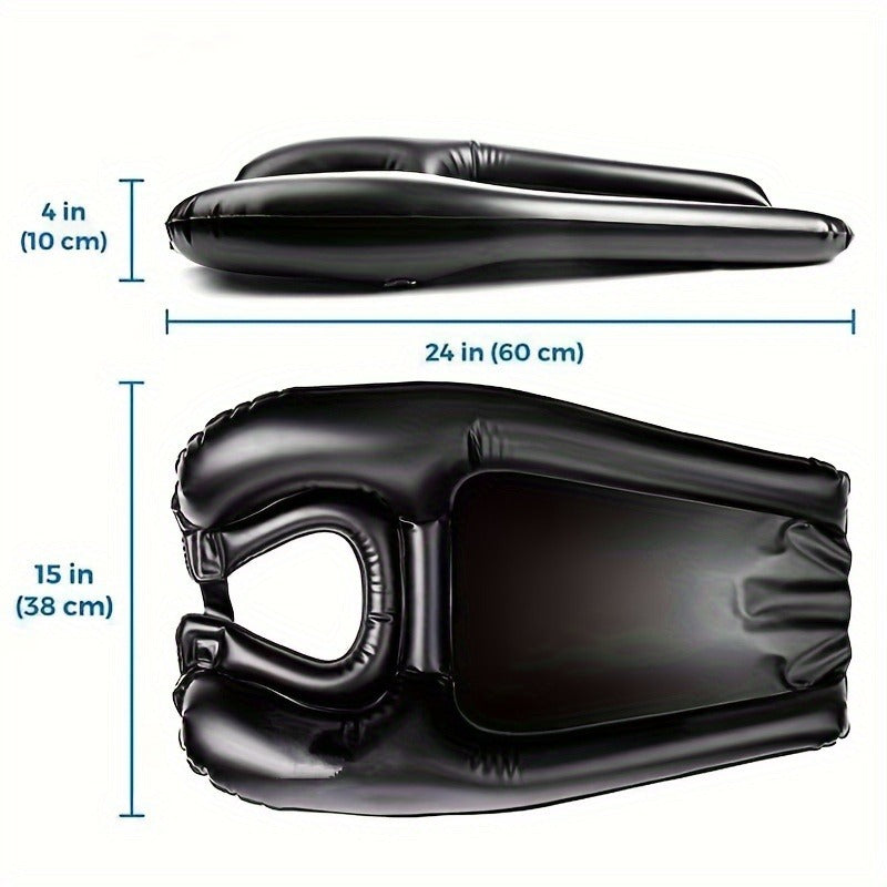 Hair Washing Tray for Sink and Bedside Comfortable Portable Shampoo Bowl for Spill free Hair Washing Tray