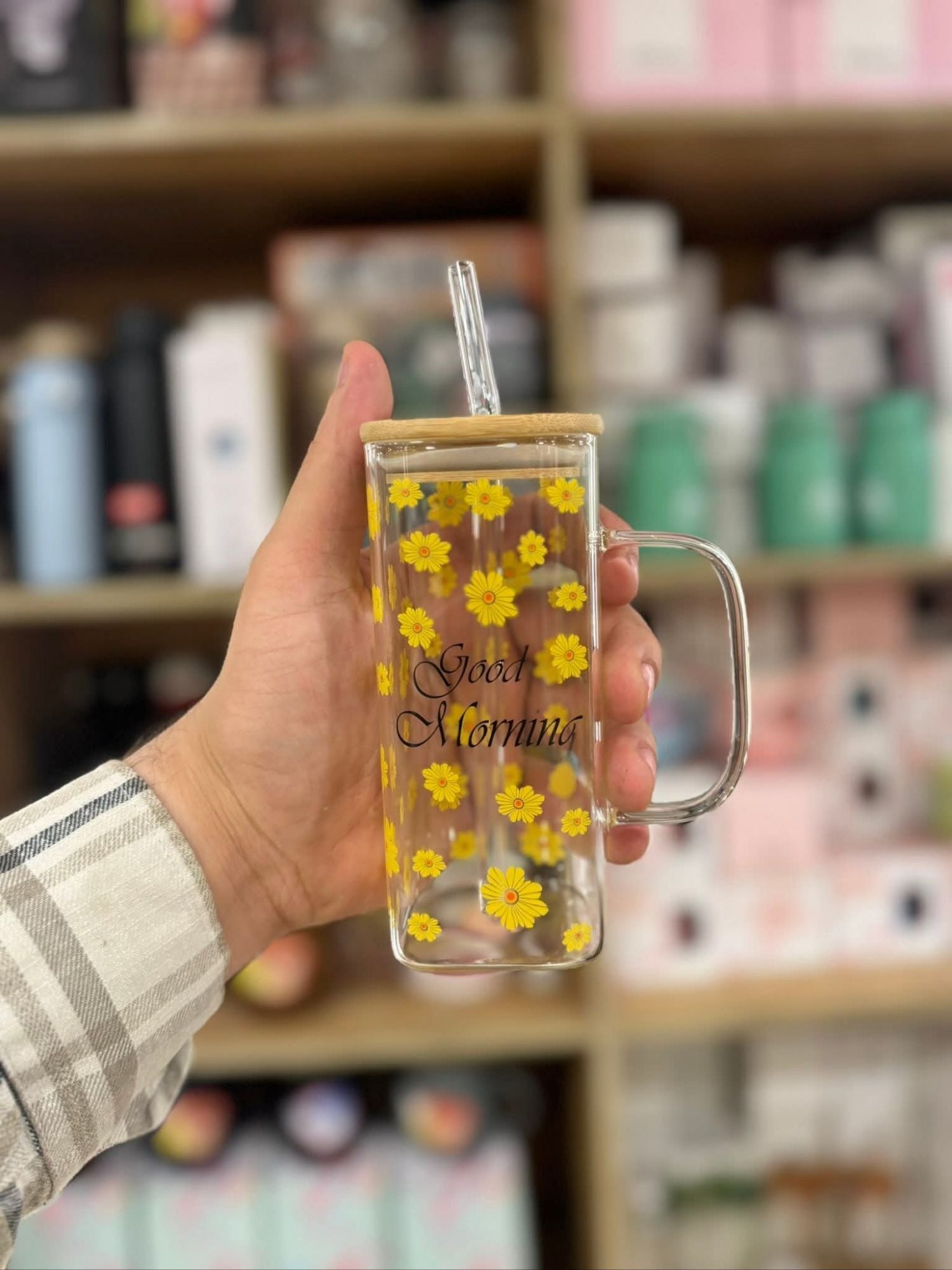 Good Morning Glass Mug