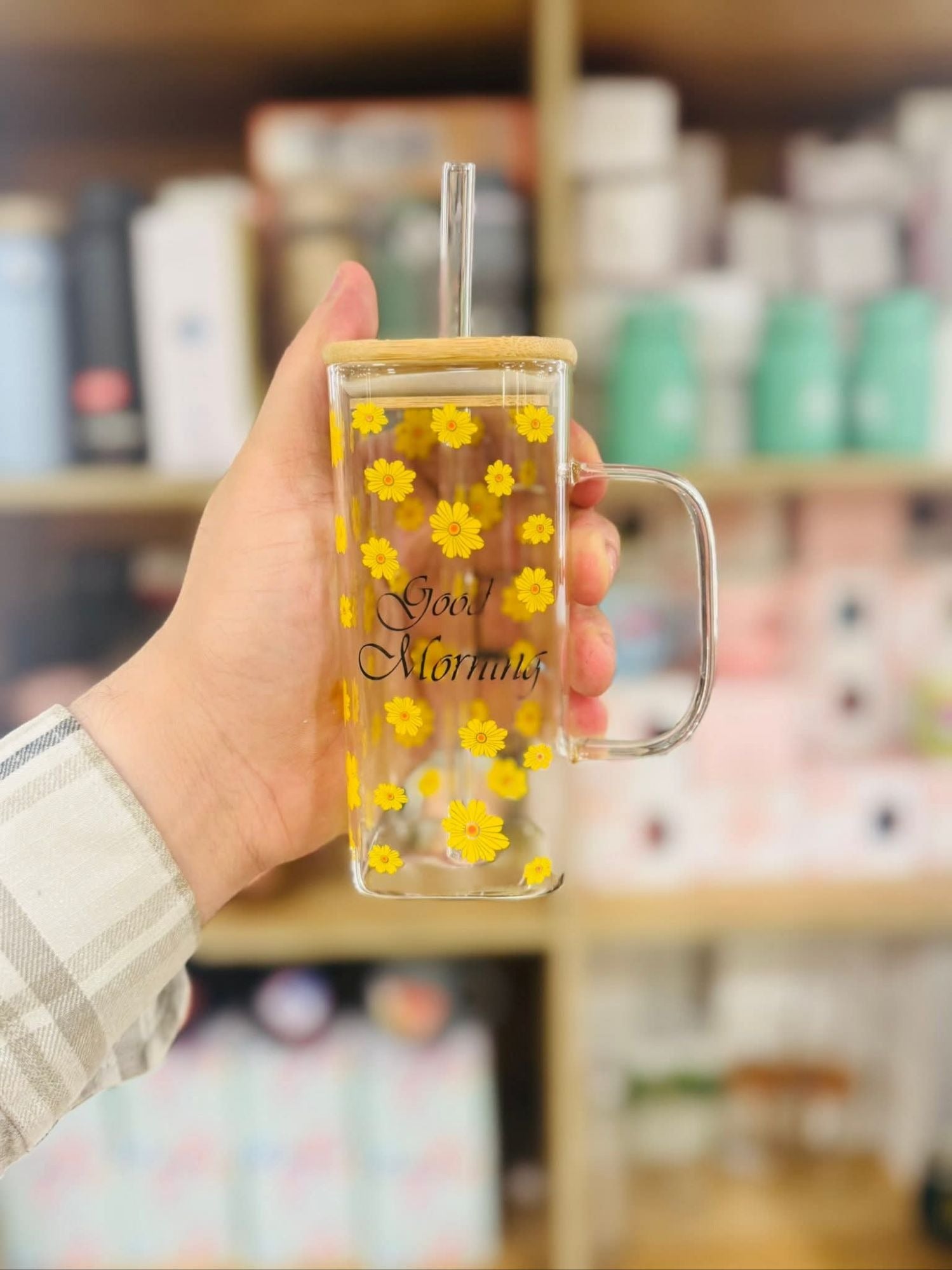 Good Morning Glass Mug