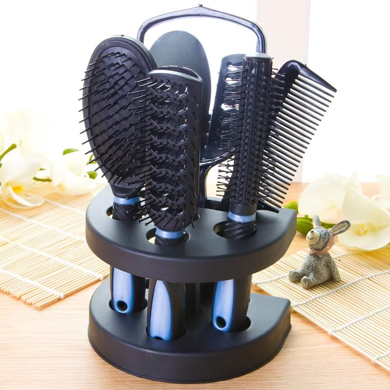 5 in 1 Pack Comb Hair Brush Holder Set
