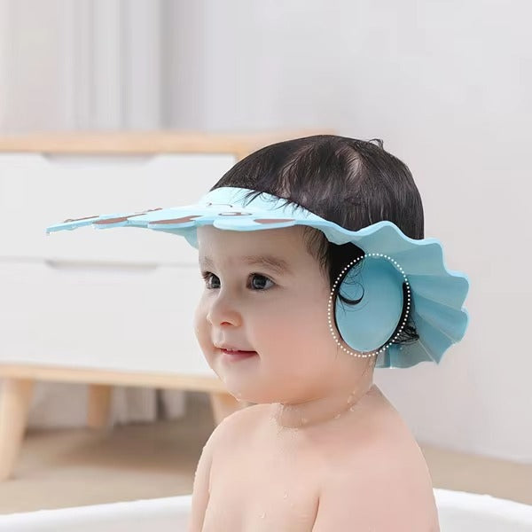 Baby Shower Cap with Ear Protection