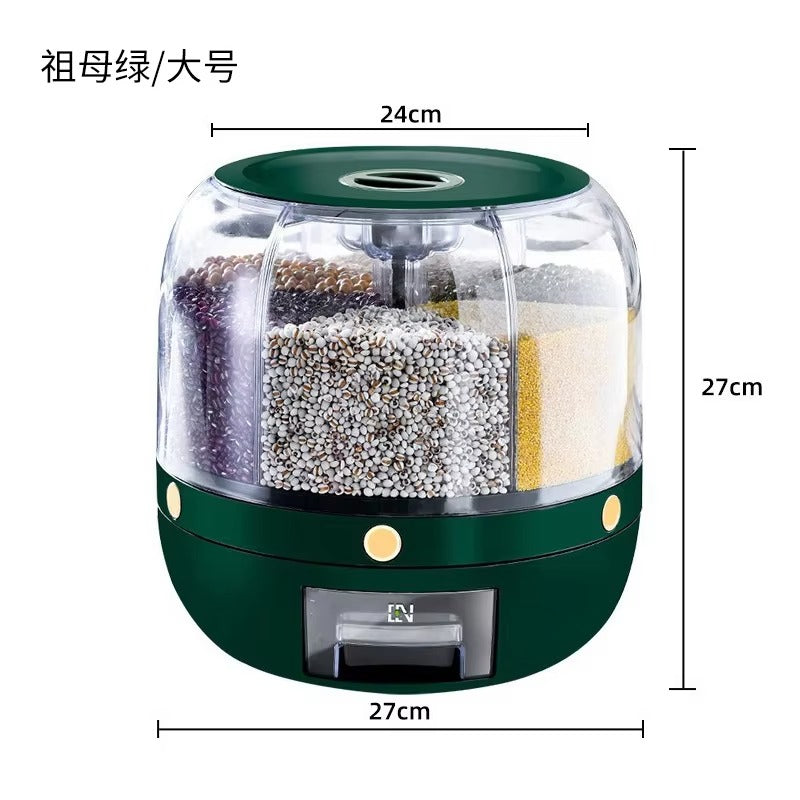 360 Degree Rotating Rice Dispenser