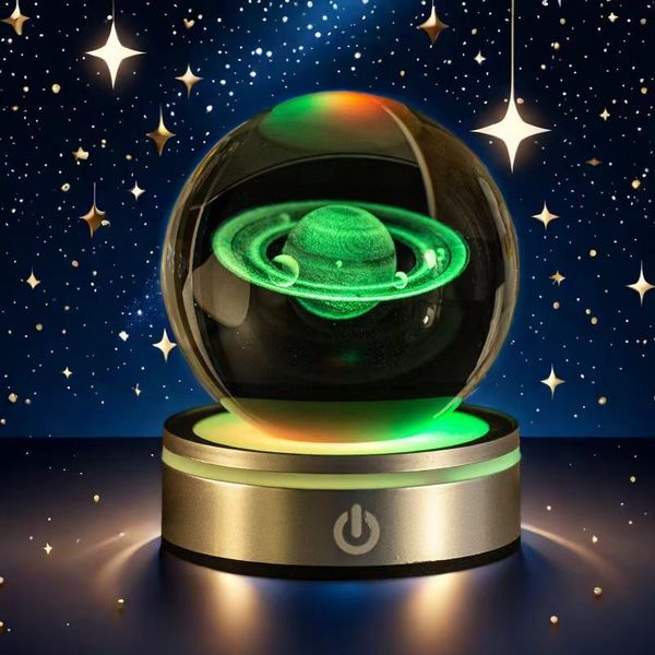 Night Crystal Ball Ornaments