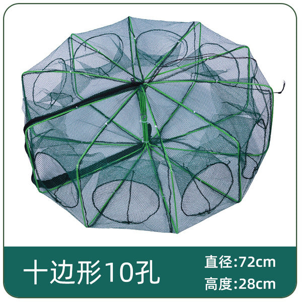 10 Pocket Single Layer & 20 Pocket Double Layer Foldable Fishing Net | ১০ পকেট ১ লেয়ার ও ২০ পকেট ২ লেয়ার ভাঁজযোগ্য মাছ ধরার জাল